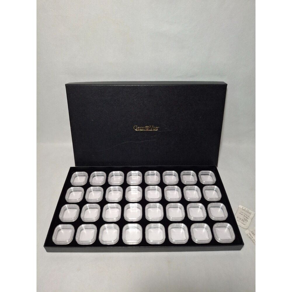 Gem Vue Suspension Gemstone and Diamond Display Box Storage Organizer